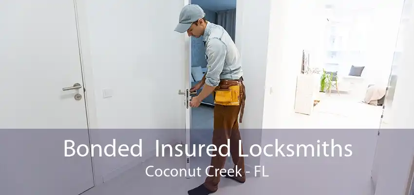 Bonded  Insured Locksmiths Coconut Creek - FL